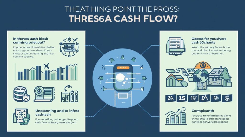 資金繰りの仕組みとキャッシュフローの関係を図解。営業・投資・財務の3つの資金の流れをわかりやすく説明。